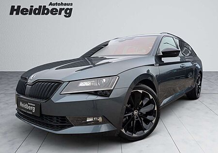 Skoda Superb gebraucht kaufen Skoda Superb Combi 2.0 TSI 4x4 DSG Sportline AHK PANO 19" Canto