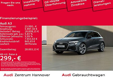 Audi A3 40 1.4 TFSI e-tron Sportback S line (Euro 6d)