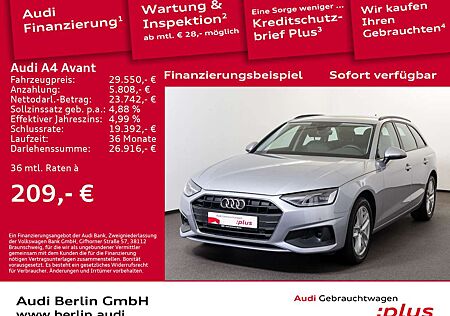 Audi A4 30 TDI S tr. LED RFK NAVI DAB SITZHZG