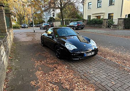 Porsche 996 911 Carrera .2 schwarz Vollleder