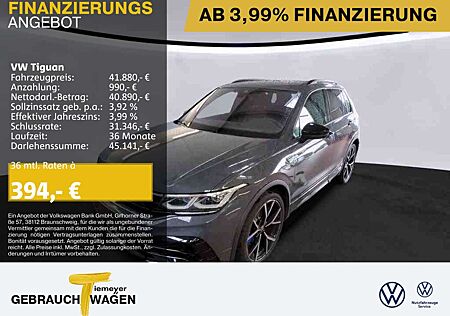 VW Tiguan Volkswagen R BLACK STYLE LM21 LEDER PANO AHK HARMAN
