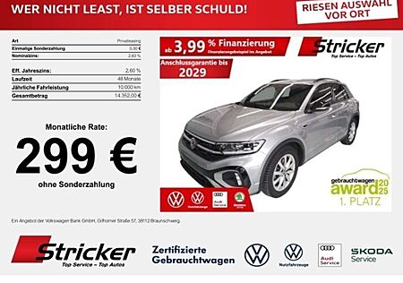 VW T-Roc Volkswagen R-Line 2.0TDI DSG 4M 299,-ohne Anzahlung AHK Stan