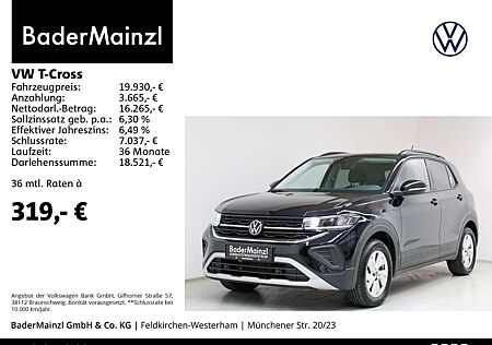 VW T-Cross Volkswagen 1.0 TSI Life Alu Carplay ACC 2xPDC AAC