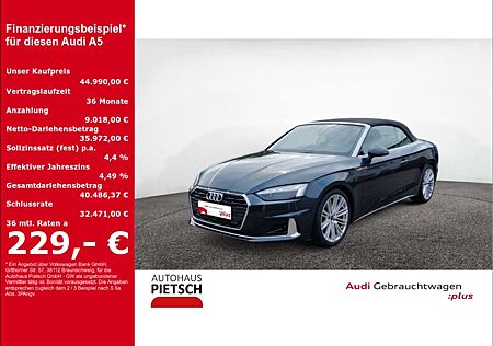 Audi A5 Cabriolet 35 TFSI Advanced Matrix AHK ACC