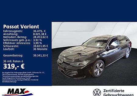 VW Passat Variant Volkswagen 2.0 TDI DSG ELEGANCE IQ.LIGHT+AHK