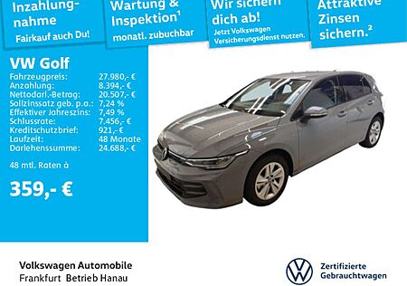 VW Golf Volkswagen VIII 1.5 eTSI DSG Life FrontAssist LED DAB+