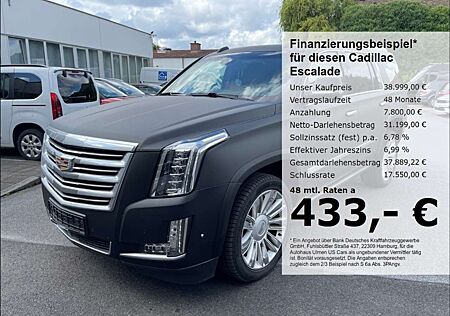Cadillac Escalade 6.2 V8 Platinum Europamodel DVD-Multimedia 7-Sitze