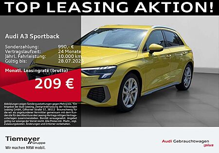 Audi A3 30 TDI S LINE LM18 AHK NAVI+ LED