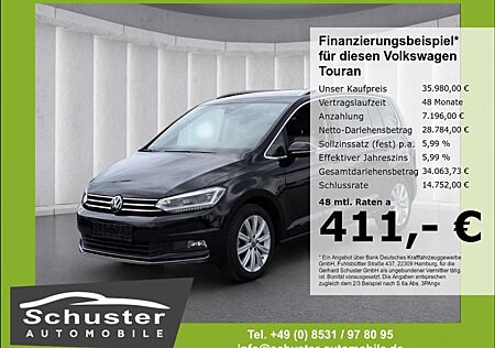 VW Touran Volkswagen Highline 7-Sitze TDI*DSG AHK LED ACC Navi