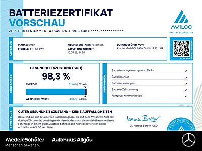 smart #1 #1 Pulse AWD 66kWh Pano HeadUp Memory Keyless Navi