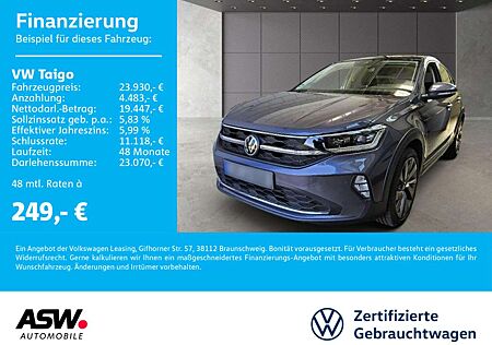 VW Taigo Volkswagen Style 1.0 TSI DSG NAVI PANO RFK ACC AHK