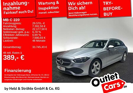 Mercedes-Benz C 220 d T Avantgarde AHK LED NAV E-KLAPPE PDC