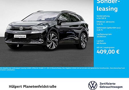 VW ID.4 Volkswagen GTX 4X4 WÄRMEPUMPE PANO AHK 360CAM ACC LM21