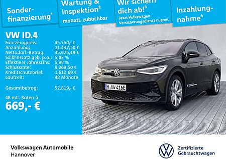 VW ID.4 Volkswagen GTX Navi DCC Panoramadach AHK IQ.LIGHT Harm