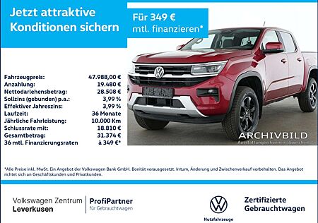 VW Amarok Volkswagen II Deka Style 4Motion SHZ KEYLESS CARPLAY