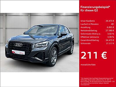 Audi Q2 35 TFSI S tronic S line 3,99% AHK-abnehmbar Navi L