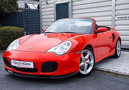 Porsche 996 turbo Cabrio Schalter VOLL BRD indischrot !