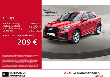 Audi Q2 S line 35 TFSI Matrix ACC Optikp. keyless