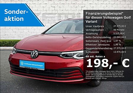 VW Golf Variant Volkswagen VIII 1.0 eTSI DSG Life PANO 3,99% Finanz.