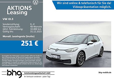 VW ID.3 Volkswagen Pro Life ACC Front-Lane-Assist LED Netzlade