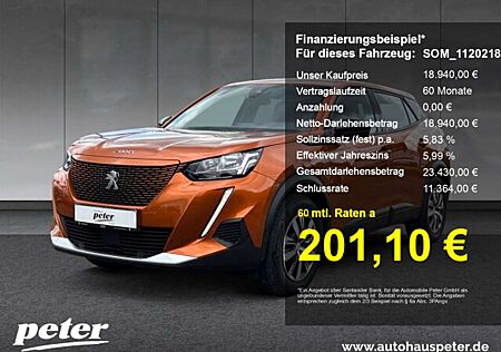Peugeot 2008 e- Active +11kW OBC+EPH+SHZ+Bluetooth+
