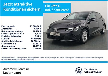 VW Golf Volkswagen VIII 1.5 eTSI Life DSG NAVI VIRT APP KAM
