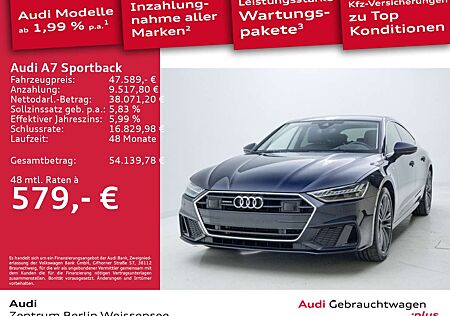Audi A7 40 TDI S-TRO*S-LINE*MATRIX*HUD*PANO