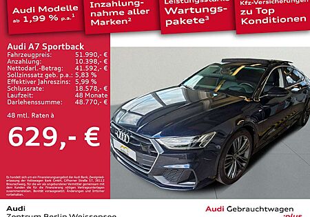 Audi A7 40 TDI S-TRO*S-LINE*MATRIX*HUD*PANO