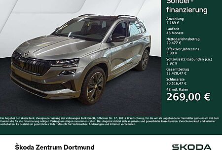Skoda Karoq gebraucht kaufen Skoda Karoq 2.0 SPORTLINE 4X4 PANO CAM ACC LM18 NAVI