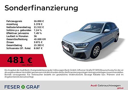 Audi A1 Sportback S-line 30 TFSI S tronic LED/Sitzhzg./VC/