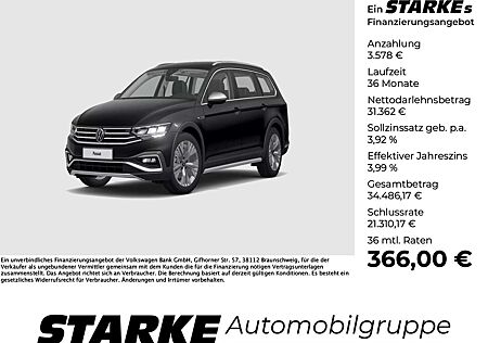VW Passat Alltrack Volkswagen 2.0 TDI DSG 4Motion