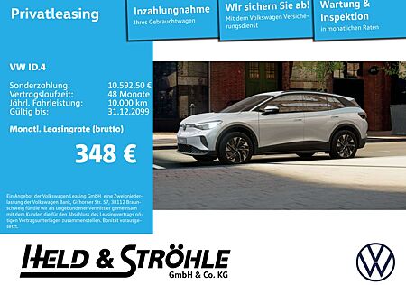 VW ID.4 Volkswagen Pro 210 kW LED NAV ACC 19" LANE DAB+ APP