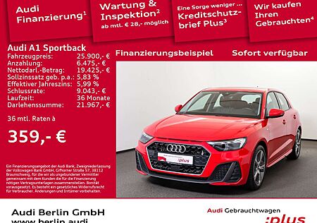 Audi A1 S line 40 TFSI S tr. LED SONOS PDC