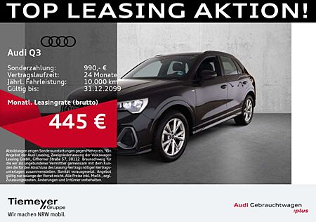 Audi Q3 35 TDI S LINE LEDER KAMERA NAVI+ eKLAPPE