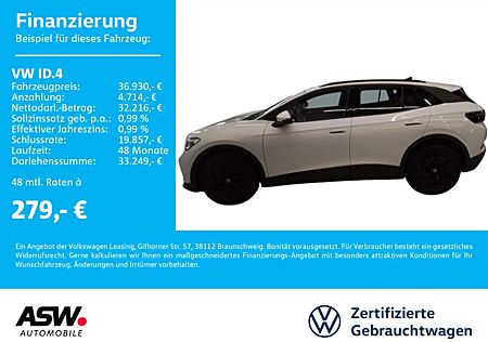VW ID.4 Volkswagen Pro LED Navi PDC ACC SHZ Wärmepumpe