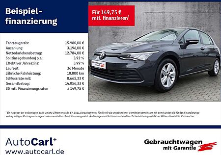 VW Golf Volkswagen VIII Life 1.0 TSI NAV/L+S/SHZ/LED/PDC KLIMA LED N