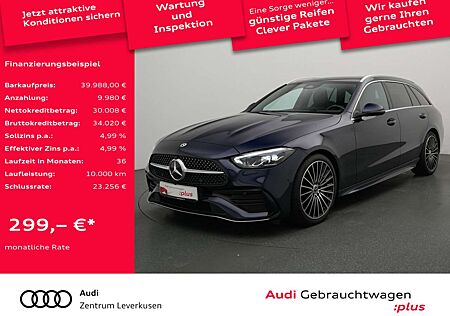 Mercedes-Benz C 300 d T AMG Line 9G-TRON PANO AHK LEDER FEN