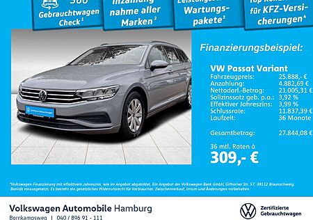 VW Passat Variant Volkswagen 1.5 TSI DSG Navi LED Rear View