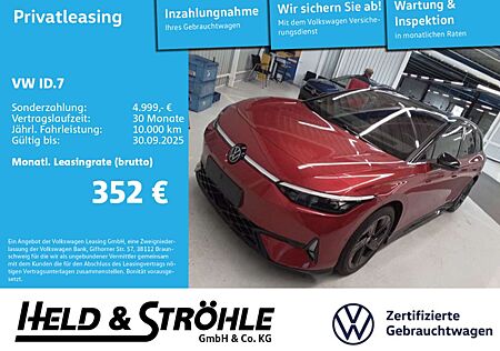 VW ID.7 Volkswagen Tourer GTX 4M PANO AHK MATRIX HuD WÄPU H/K