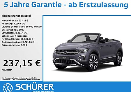 VW T-Roc Volkswagen Cabriolet Goal AHK RKam LedPlus Totwinkel