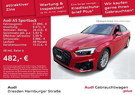 Audi A5 40TFSI S line quattro Pano B&O AHZV