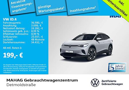 VW ID.4 Volkswagen Pro MOVE CCS Wärmepumpe LED Navi RearView P