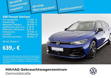 VW Passat Variant Volkswagen 2.0 TDI 4Mot R-Line AHK Leder IQ.