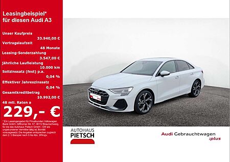 Audi A3 Limo 30 TFSI S-line MMI-Plus Business Sport