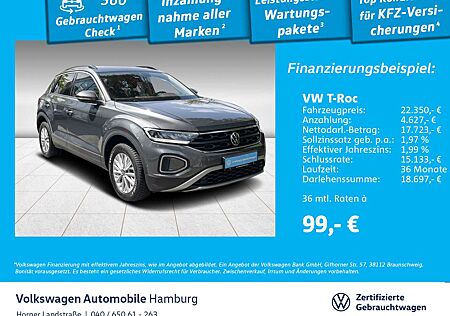 VW T-Roc Volkswagen Life 1.0 TSI Sitzheizung Navi Einparkhilfe