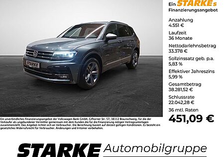 VW Tiguan Allspace Volkswagen 2.0 TSI DSG 4M R-Line Highline