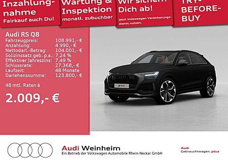 Audi RS Q8 RSQ8 4.0 TFSI Black-Paket Carbon-Paket UPE 186.5