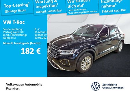 VW T-Roc Volkswagen 1.0 TSI Life Navi Spurhalteassistent LED-T