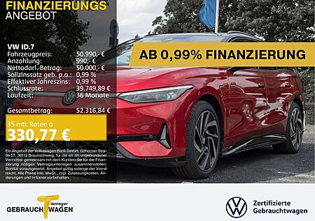 VW ID.7 Volkswagen Tourer 4M GTX UPE81 LM21 AHK KAMERA HARMAN+