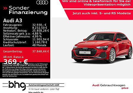 Audi A3 35 TFSI Sportback S line
